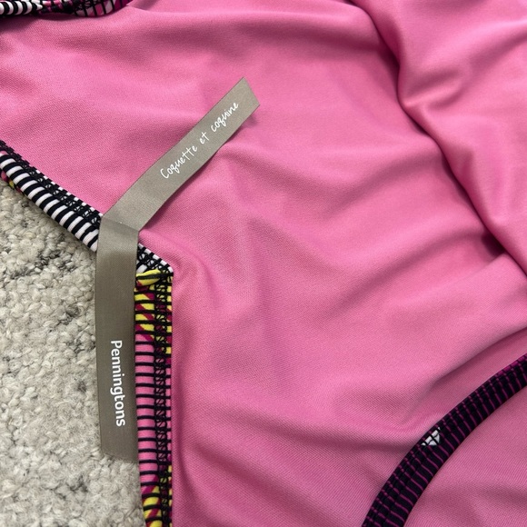 Penningtons feel pretty 3X mint/new condition Pink and Gray Chevron Maxi Dress - Picture 11 of 15